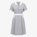 Nanny uniform dress product image for household staff uniform supply in the UAE and GCC.